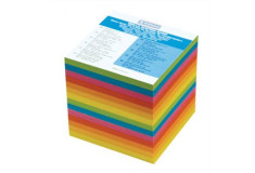 Blok-kocka nelepený farebný