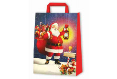 Darčeková taška vianočná 500455 22x10x29cm 