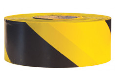Fólia výstražná 7,5cm x 100m žlto-čierna