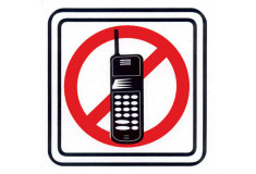 Piktogram mobil-zákaz