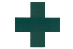 Nálepka "zelený kríž"