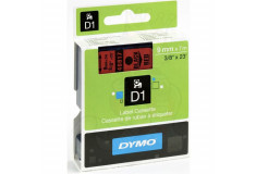 Páska DYMO 40917 9mm/7m čierno-červená