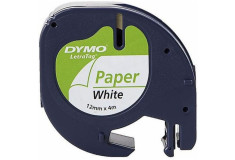 Páska DYMO LETRATAG papierová biela