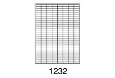 Etikety SOTO 1232, biele, 25.4x10