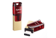 USB kľúč 16GB Apacer AH180 zlato-červený s duálnym rozhraním /OTG/