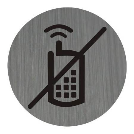 Piktogram zákaz používania mobilov 75mm